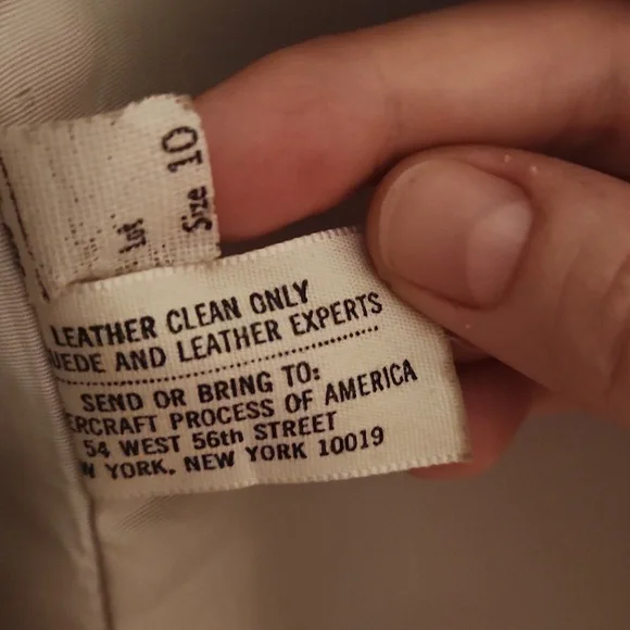 Vintage Leather Fur Trim Coat - Picture 8 of 11